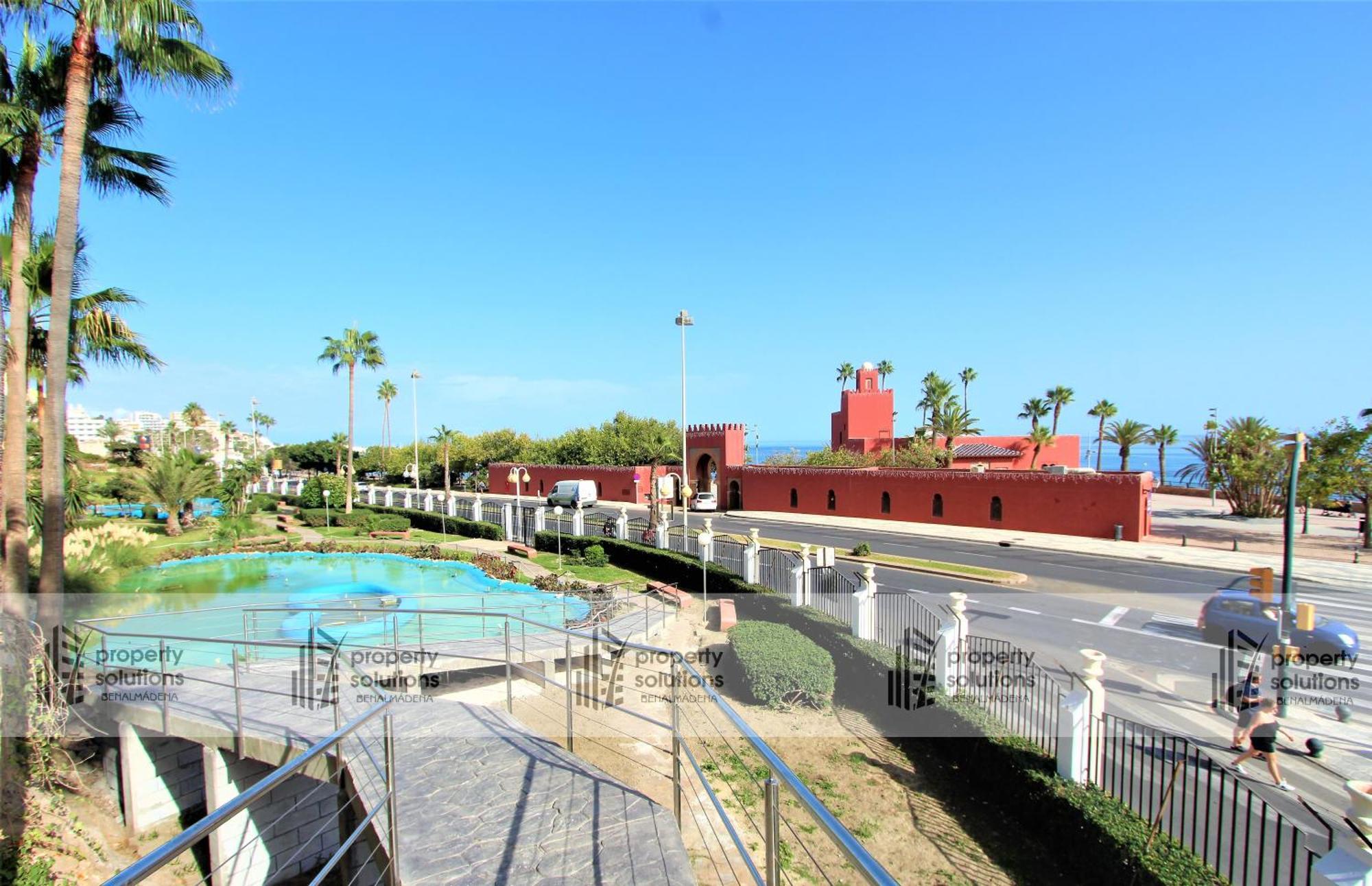 Benalbeach 1010 - Vista Al Mar - Piscina Todo El Ano - Primera Linea De Playa 贝纳尔马德纳 外观 照片